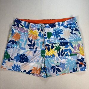 Tommy Bahama Swim Trunks Men's 3XLB Multicolor Lined‎ Floral Tropical Big Shorts